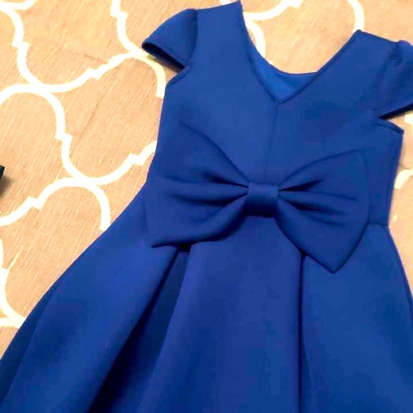Blue dress. Good condition . Adorable. Good for pageant interview or event ms. - Picture 2 of 2